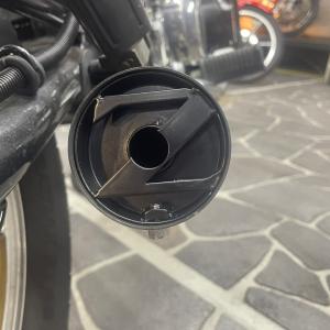 70パイ ショート管用 星型 バッフル 蓋式 : エーシーピー二輪