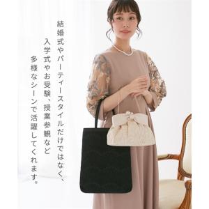 バッグ(鞄) レースデザイン サブバッグ A4...の詳細画像1