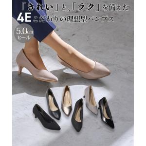 パンプス 靴 4E 幅広 ゆったり 大きいサイズ...の商品画像