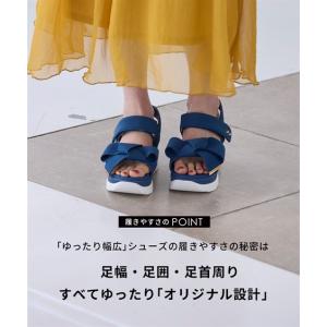 サンダル 靴 4E 幅広 ワイド ゆったり 大...の詳細画像1