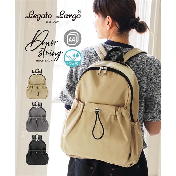 バッグ（鞄） Legato Largo レガートラルゴ ドロストデザイン 10ポケット はっ水 リュ...