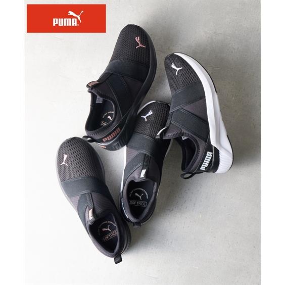 スニーカー 靴 PUMA プーマ SOFTRIDE ソフトライド ハルリー スリップオン ウィメンズ...