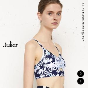【Julier/ジュリエ】 shine flower print ブラトップ B1993JUB005 03【jl1909】｜acqueen