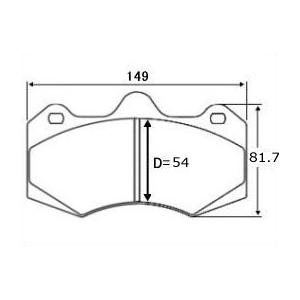 【6pot calipr】Formula800C ap racing CP7040 D=54mm e...