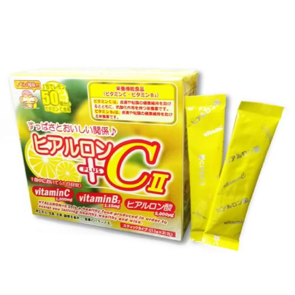 ビタミンC サプリ ヒアルロン酸 ビタミンC 1000mg レモン風味 栄養機能食品 ヒアルロン+C...