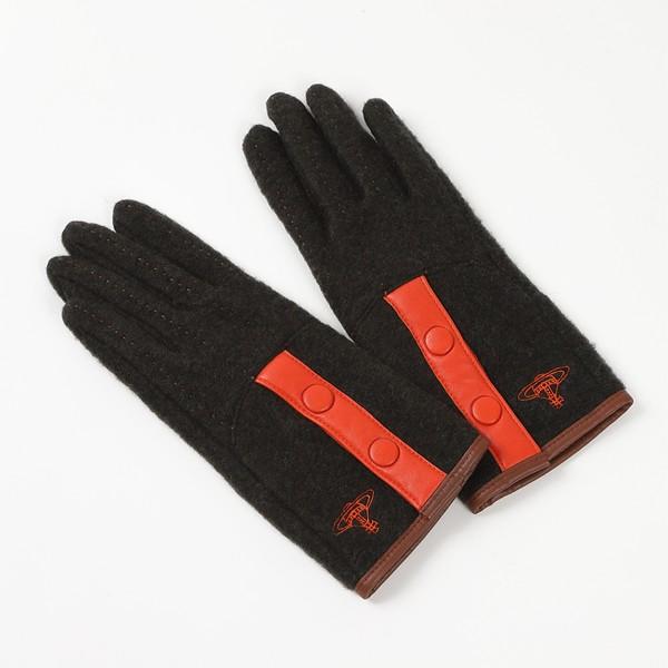 ヴィヴィアンウエストウッド　Vivienne Westwood　ウール混手袋　v6036