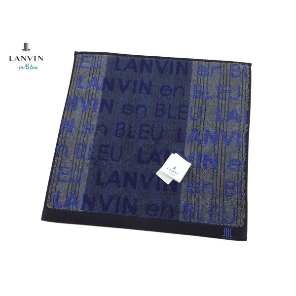 ランバン オンブルー　LANVIN en Bleu　ハンカチ　無料ラッピング指定可　LV107