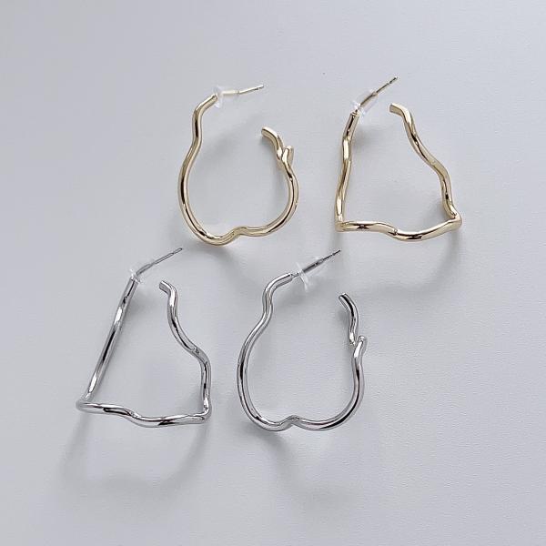pierce レディース メンズ ヘンケイラインピアス シルバー ゴールド  針s925 アクセサリ...