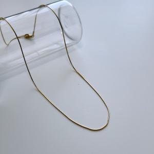 necklace レディース メンズ スネークチェーン ゴールドネックレスアクセサリー おしゃれ シンプル｜across-intl