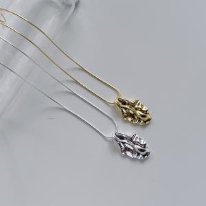 necklace レディース メンズ デザインネックレスS925 シルバー ゴールド  sv925 アクセサリー おしゃれ シンプル｜across-intl