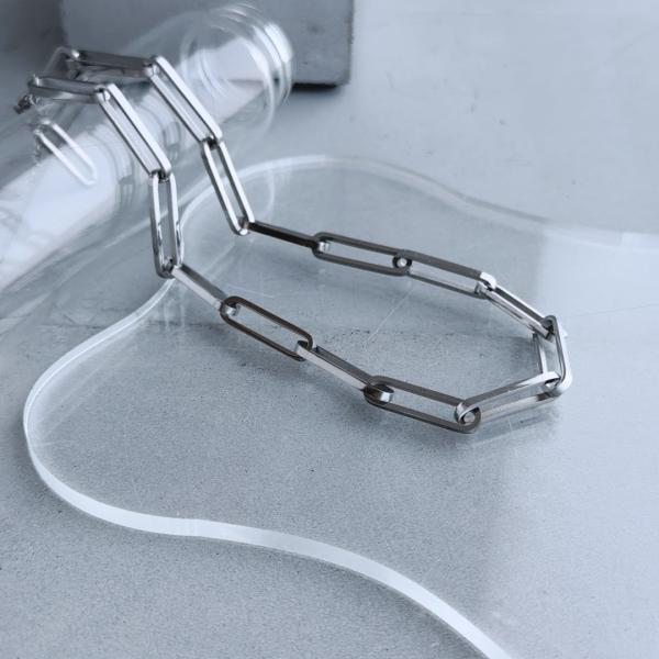 necklace レディース ステンレス チェーン シルバー スリムチェーンネックレス  アクセサリ...