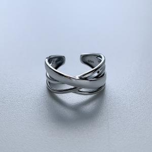 ring 指輪 レディース クロスワイド シルバーリング S925 sv925 アクセサリー おしゃれ シンプル