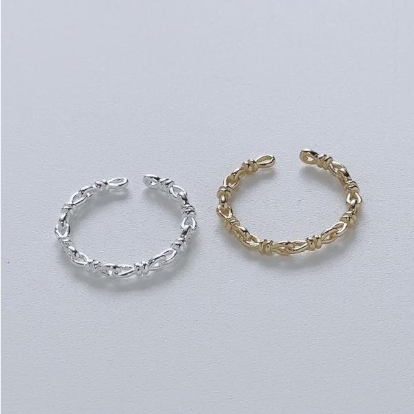 ring 指輪 レディース メンズ シルバー ゴールド アント チェーン リング s925 アクセサ...
