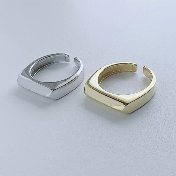 ring 指輪 レディース メンズ シルバー ゴールド オーバーフロー リング s925 アクセサリ...