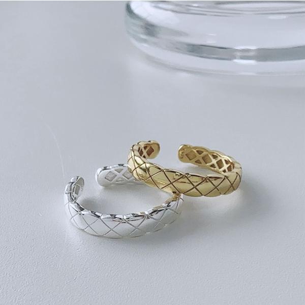 ring 指輪 レディース メンズ シルバー ゴールド キルト リング s925 アクセサリー おし...