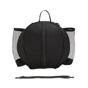 ACKDZU バスケットボールバッグ 収納ポケット付 防水 7号球 バスケ用リュック 肩掛け 手提げ (ブラック)の商品画像