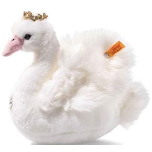 ★シュタイフ★ Swan 20cm ★スワン/白鳥★ビンテージ★STEIFF★ Steiffシュタイフ スージースワン 白鳥 20cm Susie swan - 最