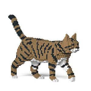 JEKCA ジェッカブロック トラネコ トラ猫 ベージュ 03S-M04 立体パズル 組立パズルの商品画像
