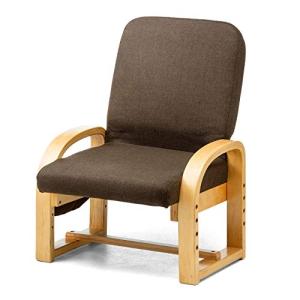 サンワダイレクト 高座椅子 低い椅子 3段階リクライニング 肘掛け コンパクト 3段階高さ調節 150-SNCH021の商品画像
