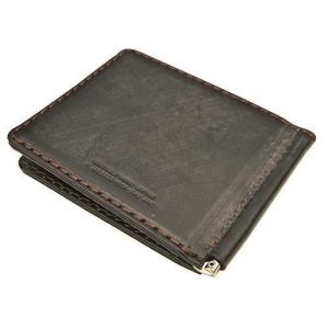 DUCT マネークリップ 財布 カード4枚収納 牛革ブライドルレザー BL-117 (ブラック)の商品画像