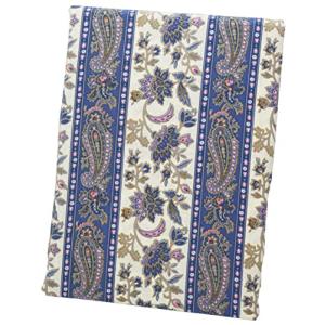 CAMEL PALMS 日本製 綿100％ 敷布団カバー ダブル 140×210cm の敷布団用 （145×215cm） オリエンタルペイズリー柄 ブルーの商品画像