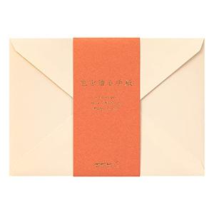 ミドリ 封筒 洋2 色を贈る 茶 20572006の商品画像