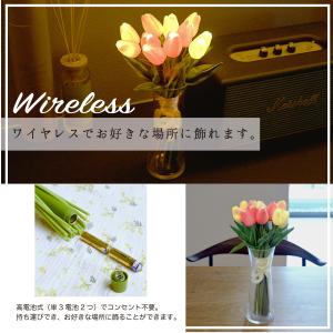 LEDライト 造花 インテリアライト フラワー...の詳細画像3