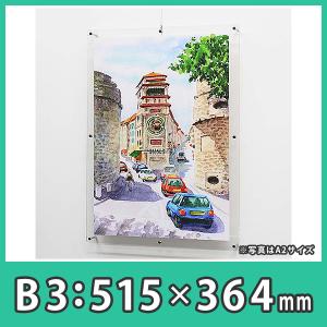 ポスターフレーム B3 ピクチャーレール おしゃれ 額縁 壁掛け『ポスターフレーム（フロート・ピクチャーレール用)B3サイズ』