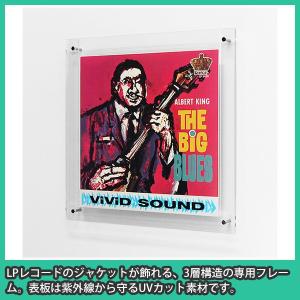 レコード 壁掛け 飾る 額縁 フレーム おしゃ...の詳細画像1