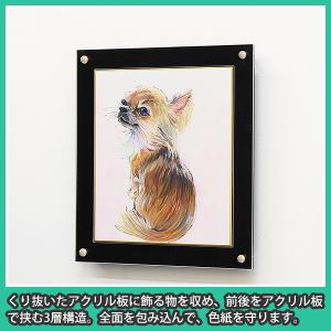 色紙額 小色紙サイズ専用 色紙用額縁 サイン色...の詳細画像1