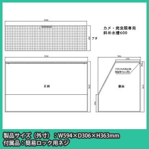 爬虫類 水槽 ケージ ケース おしゃれ 亀 カ...の詳細画像5