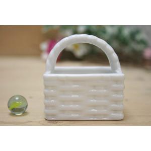 日本製 美濃焼 ミニチュア陶器 ミニチュア 四角 バスケット