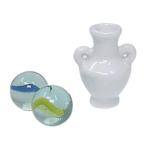 日本製 美濃焼 ミニチュア陶器 両手花瓶 ミニ花...の商品画像