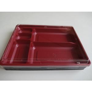 アクタ ワン折73×55 フチ・M赤底・透明蓋...の詳細画像1