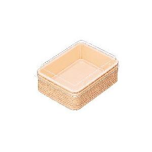 小さい折箱 和菓子容器 角丸35×27 杉本体・透明高蓋セット 40組