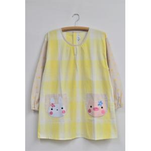 エプロン 保育士 介護士 割烹着 カッポー ス...の詳細画像2