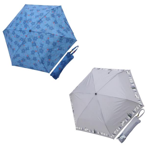 【折り畳み傘】ムーミン  リトルミイ　3段　折りたたみ傘   雨晴兼用  UV加工　雨具　梅雨　帰り...