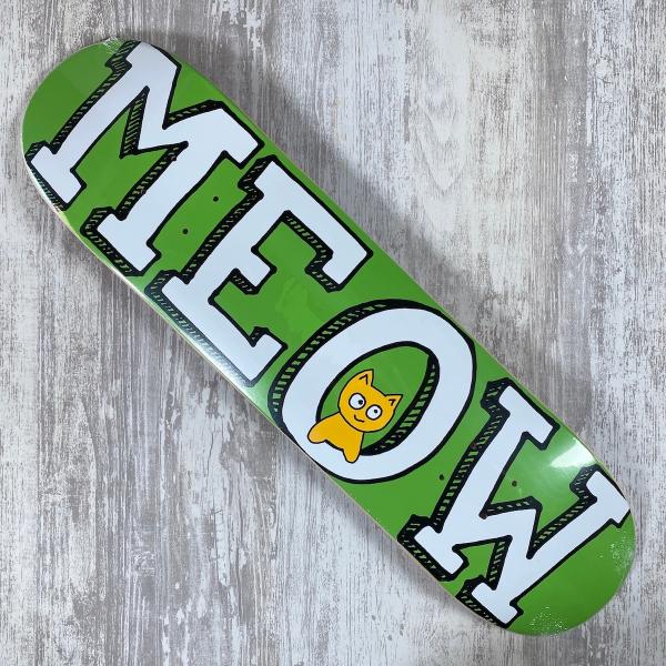 ミャオ デッキ MEOW DECK  7.5 インチ TEAM チーム　スケートボード  スケボー