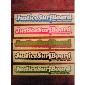 Justice Surf board　ＮＥＷステッカーL｜acteesurf-com