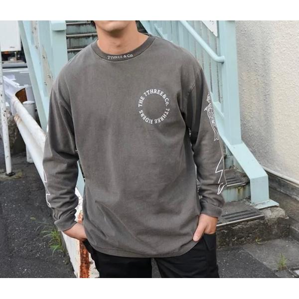 73R（セブンスリーアール）CIRCLE LOGO REPRINT VINTAGE LS T-SHI...