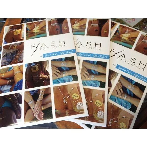 FLASH TATTOOS(フラッシュタトゥー）Gold Fish H20