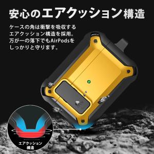 AirPodsケース 高耐衝撃性 ロック式 A...の詳細画像2