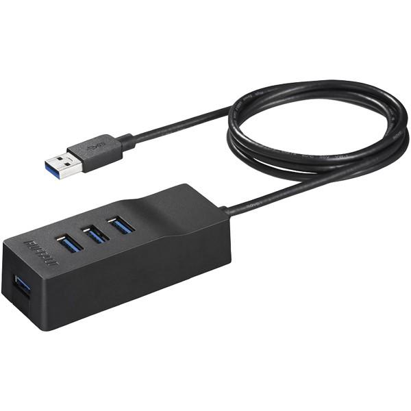 Buffalo USB3.0セルフパワーハブ [上挿し/4ポートタイプ/TV背面取り付けキット付き]...