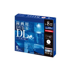 Verbatim DVD-R [8.5GB/ビデオ録画用/DL規格準拠/8倍速記録対応/5枚ジュエル...