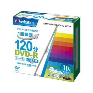Verbatim DVD-R [CPRM/録画用/120分/1-16倍速/5mmケース10枚パック/...
