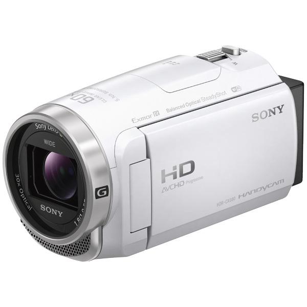 SONY デジタルHDビデオカメラレコーダー Handycam CX680 《ホワイト》 (HDR-...