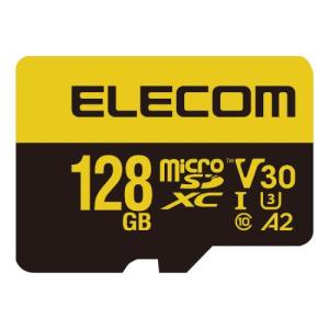 ELECOM MicroSDHCカード [128GB/高耐久/ビデオスピードクラスV30対応/UHS-I/U3] (MF-HMS128GU13V3)｜acthink-shop