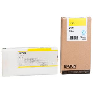EPSON [200ml/PX-H6000用] 《イエロー》 (ICY63) インクカートリッジ