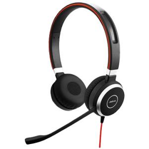 Jabra PC向けステレオヘッドセット Jabra Evolve 40 UC Stereo [両耳/USB/3.5mmジャック] (6399-829-209)｜acthink-shop