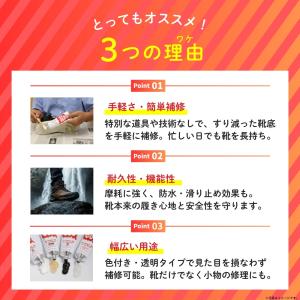 シューグー 100g 3個 セット 靴 修理 ...の詳細画像3